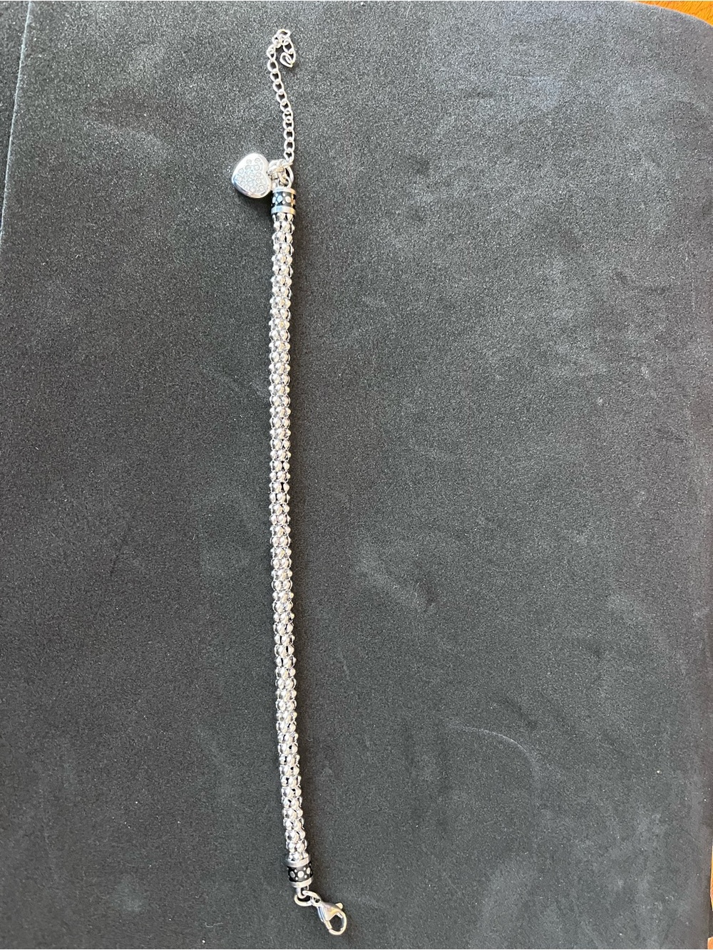 Sterling Silver Braided Chain Bracelet - Silver